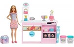 Ficha técnica e caractérísticas do produto Playset e Boneca - Barbie - Chef de Bolinhos - Mattel