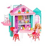Ficha técnica e caractérísticas do produto Playset e Boneca Barbie - Fã Clube da Chelsea - Mattel