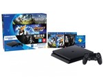 Playstation 4 500GB Sony Playstation Hits Bundle - 1 Controle 3 Jogos 1 Voucher PS Plus 3 Meses