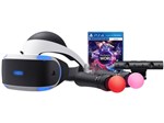 Playstation VR Visão 360 Tela OLED 5,7” - Sony com Jogo Worlds