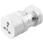 Ficha técnica e caractérísticas do produto Plug Adaptador Universal Ad101 Branco Newlink - BIVOLT