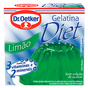 Ficha técnica e caractérísticas do produto Pó para Gelatina Dr. Oetker Diet Limão 12g