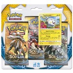 Pokemon Blister Triple Pack Sol e Lua Togedemaru com 3 Boosters + Carta Extra Copag 97433