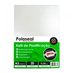 Ficha técnica e caractérísticas do produto Polaseal Plástico para Plastificação A3 303x426x0,05mm 20un - Marpax