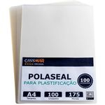 Ficha técnica e caractérísticas do produto Polaseal Plástico Para Plastificação A4 220x307x0,07mm 100un