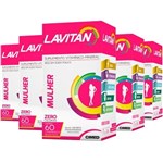 Ficha técnica e caractérísticas do produto Polivitamínico Lavitan Mulher - 5 Unidades de 60 Comprimidos - Cimed