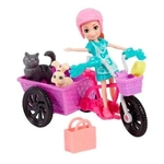 Ficha técnica e caractérísticas do produto Polly Pocket Bicicleta Aventura com Bichinho - Mattel