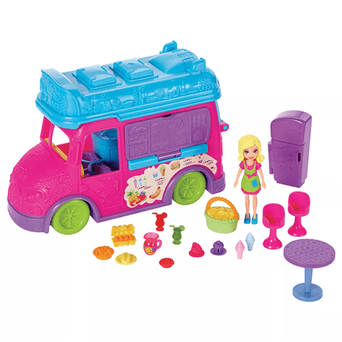 Ficha técnica e caractérísticas do produto Polly Pocket Food Truck 2X1 - Mattel