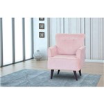 Poltrona Decorativa 1 Lugar Judite - Rosa