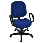 Ficha técnica e caractérísticas do produto Cadeira Diretor com Braços Linha Classic - Cor - Azul