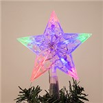 Ficha técnica e caractérísticas do produto Ponteira Estrela Iluminada com LED 19cm - Orb Christmas