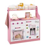 Ficha técnica e caractérísticas do produto Porta Brinquedos Kitchen Branco Rosa Moveis Estrela - Móveis Estrela