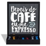 Ficha técnica e caractérísticas do produto Porta Cápsulas de Café Compatível com Nespresso Bancada