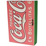 Ficha técnica e caractérísticas do produto Porta-Chaves Coca-Cola Madeira com Porta em Botellitas - Urban