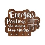 Ficha técnica e caractérísticas do produto Porta Chaves Energias Positivas - Madeira