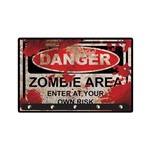 Ficha técnica e caractérísticas do produto Porta Chaves - Placa Decorativa Zombie Zone