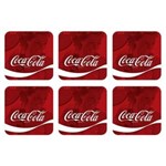 Ficha técnica e caractérísticas do produto Porta Copos Mdf Coca Cola Vermelho