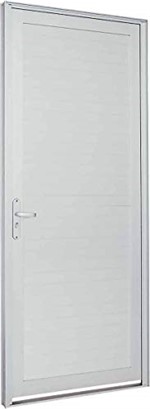 Ficha técnica e caractérísticas do produto Porta de Alumínio Alumifort Sasazaki com 1 Folha 216cmx88cmx5,4cm Branco