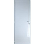Porta de Alumínio Lambril 2,10 X 0,70 Direita Linha All Soft Cor Branco