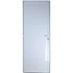 Ficha técnica e caractérísticas do produto Porta de Alumínio Lambril Cor Branco 2,10 X 0,90 Direita Linha All Soft