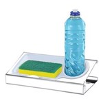 Ficha técnica e caractérísticas do produto Porta Detergente Inox com Suporte Plástico Branco Makinox - Branco