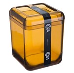 Ficha técnica e caractérísticas do produto Porta Escova Cube 8x8x10cm Mel 20876/0456 - Coza - Coza
