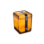Ficha técnica e caractérísticas do produto Porta Escova Cube Mel - Coza - Brinox