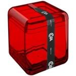 Ficha técnica e caractérísticas do produto Porta Escova Cube Vermelho 20876/0111 Coza