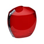 Ficha técnica e caractérísticas do produto Porta-Escova Spoom Vermelho Transparente - Vermelho