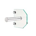 Ficha técnica e caractérísticas do produto Porta Papel Higiênico Luxo Vidro Incolor - Balibox