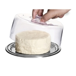 Ficha técnica e caractérísticas do produto Porta queijo inox com tampa