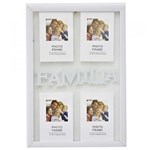 Ficha técnica e caractérísticas do produto Porta Retrato 10x15cm 4 Fotos Família - Wincy