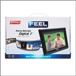 Ficha técnica e caractérísticas do produto Porta Retrato Digital Feel 7" Bd-700blp