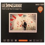 Ficha técnica e caractérísticas do produto Porta Retrato Digital Preto Tela 13 - Lelong