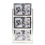 Ficha técnica e caractérísticas do produto Porta Retrato Metal Giratório Vertical para 6 Fotos 10x15 Cm
