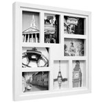 Ficha técnica e caractérísticas do produto Porta Retrato Multiphoto Kapos Bee Collection 43x43cm – Branco