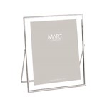Porta Retrato Prata em Metal 20x25cm - Mart