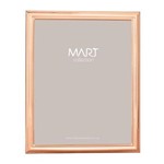 Ficha técnica e caractérísticas do produto Porta Retrato Retangular em Metal I 15cmx20cm Mart Collection Rosé Gold