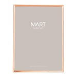 Ficha técnica e caractérísticas do produto Porta Retrato Retangular em Metal VI 15cmx20cm Mart Collection Rosé Gold