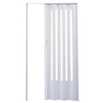Ficha técnica e caractérísticas do produto Porta Sanfonada Decorada Plástico PVC Branco 2,10x0,96m BCF