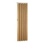Ficha técnica e caractérísticas do produto Porta Sanfonada Lisa Madeira e Plástico Bambu e PVC Marrom 2,10x0,70m Hoggan