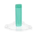 Porta Shampoo de Canto Simples Ventosa Plástico Cristal 3,5x19x 21cm Sensea