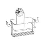 Ficha técnica e caractérísticas do produto Porta Shampoo Reto Simples Metal e Plástico 17x22,5x12cm Simplylock Sensea