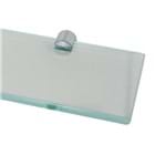 Ficha técnica e caractérísticas do produto Porta Shampoo Reto Simples Parafuso Vidro Incolor 40x10x0,8cm Home HAB