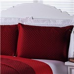 Ficha técnica e caractérísticas do produto Porta Travesseiro Dual Color 2 Peças Scarlet - Enxovais Aquarela