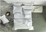 Ficha técnica e caractérísticas do produto Porta Travesseiro Mistral com Renda Azul Champigno - Altenburg