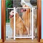Ficha técnica e caractérísticas do produto Portão Grade para Cachorro e Criança 70 X 80cm Branco Açomix