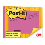 Ficha técnica e caractérísticas do produto Post-it 76 X 102mm 90 Folhas Reciclado Post-it 3M Roxo