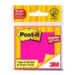 Ficha técnica e caractérísticas do produto Post-it 76 X 76mm 45 Folhas Post-it 3M Rosa