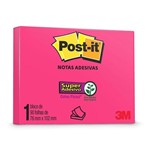 Ficha técnica e caractérísticas do produto Post-it Rosa 76x102mm 90 Folhas 3m - 3M.